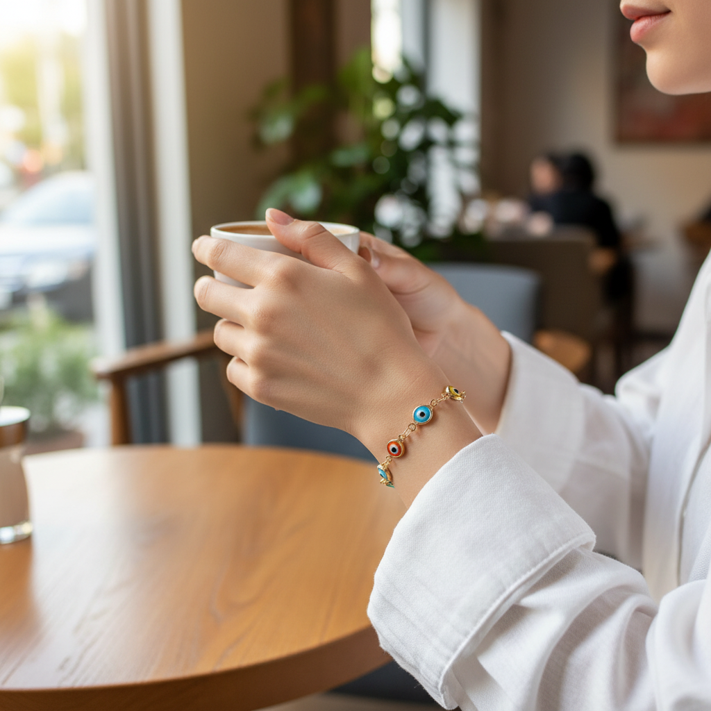 Evil Eye Bracelet Coffee Shop