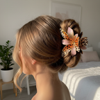 Leopard Print Hair Claw Clips